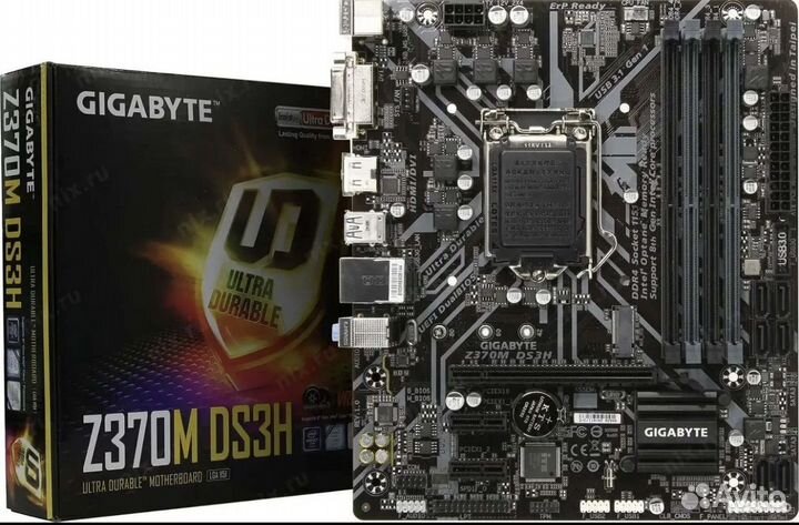 Комплект intel i5 8500 + gigabyte z370 LGA1151 v2
