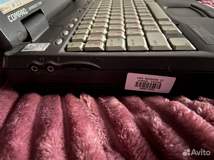 Ретро ноутбук Compaq armada 1700