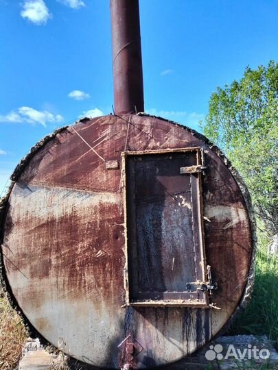 Бочка для изготовления древесного угля