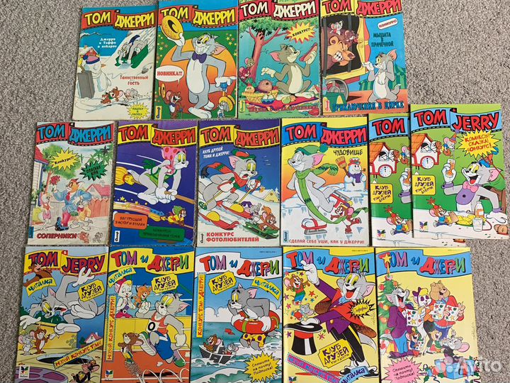 Комиксы Бамси Том и Джерри Микки Алладин Русалочка