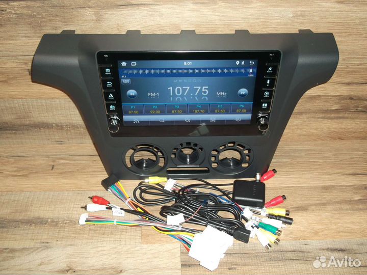 Магнитола Mitsubishi Outlander Android крутилки