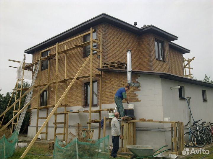 Фасад дома Утепление, Сайдинг,мокрый фасад