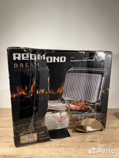 Гриль Redmond SteakMaster RGM-M817D черный