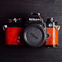 Nikon FM в натуральной итальянской лошадиной коже