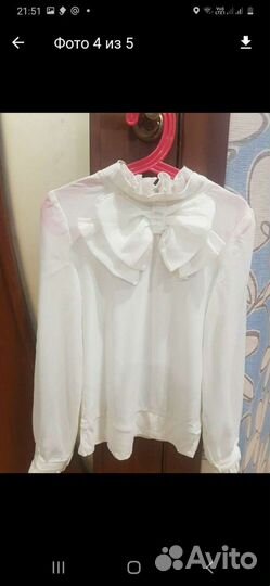 Блузка для девочки 128