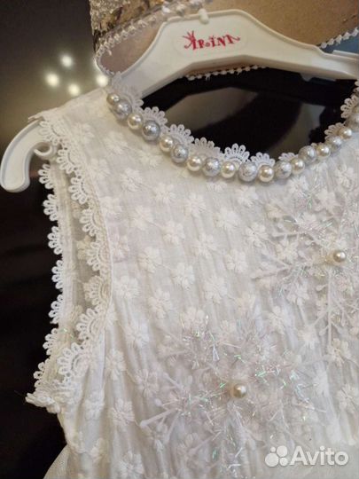 Костюм Зимушка, метелица, снежинка, р.116/122/128