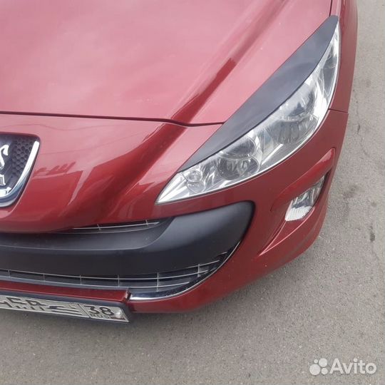 Реснички на фары для Peugeot 308 (2007-2014) Т7