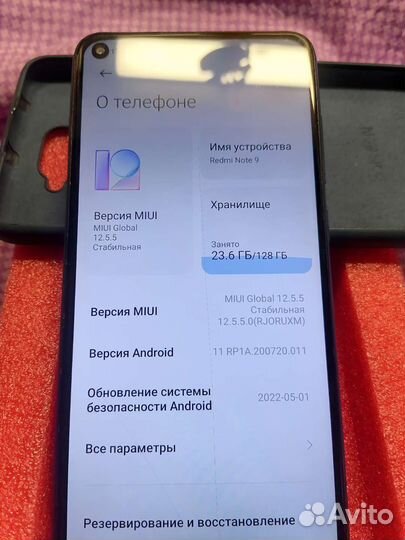 Телефон Xiaomi redmi note 9