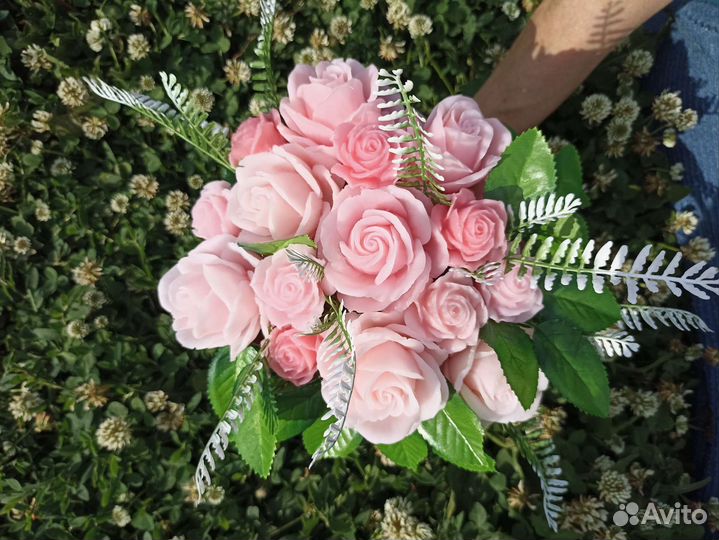 Букет цветов из мыла