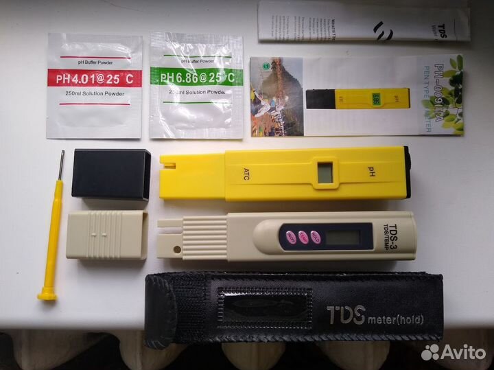 PH-метр солемер TDS-метр, калибровочный порошок