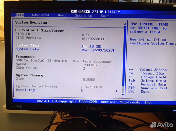 Microserver hp g7 gen7