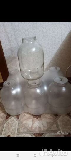 Банки стеклянные новые