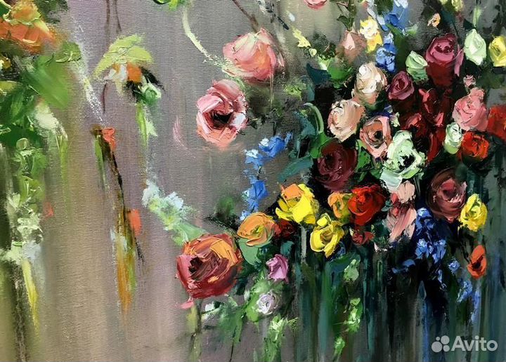 Красивая картина маслом на холсте 