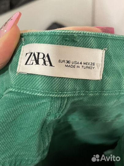 Джинсы zara 36