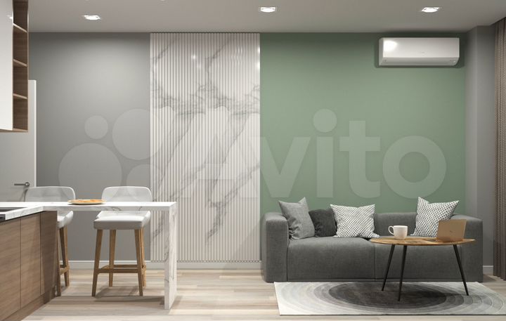 1-к. квартира, 51,9 м², 7/16 эт.