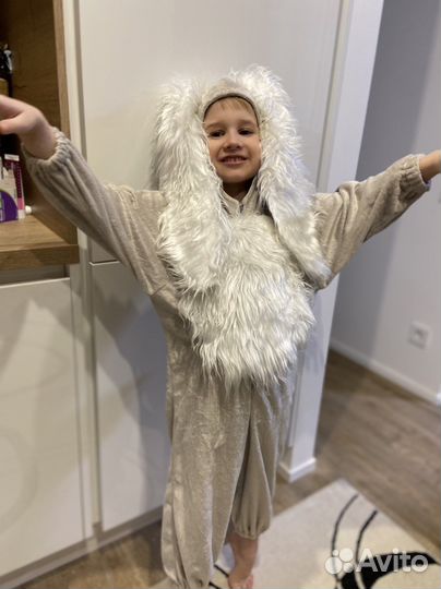 Костюм зайца 3-5 лет