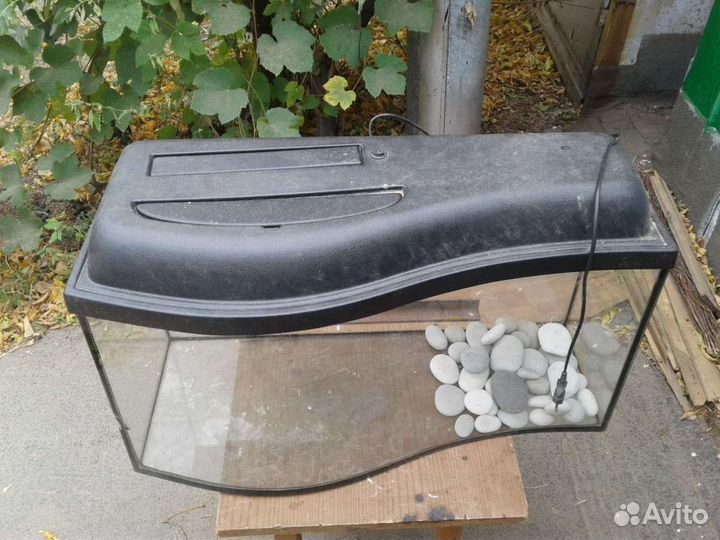 Аквариум под террариум. Грот.Лампа для растений