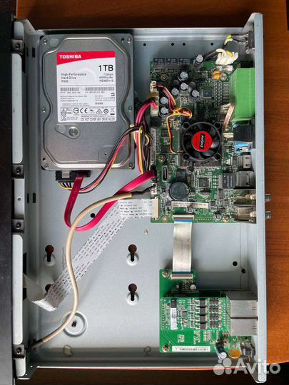 Комплект IP POE Видеонаблюдения с камерами