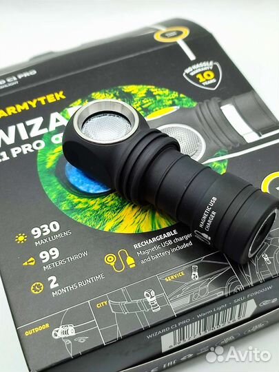 Фонарик Armytek Wizard C1 Pro F09001W
