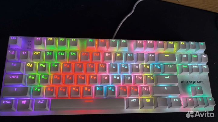 Red square keyrox tkl skeleton