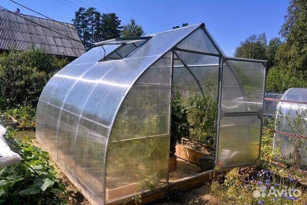 Теплица Горка 3 на 4м с поликарбонатом 4мм