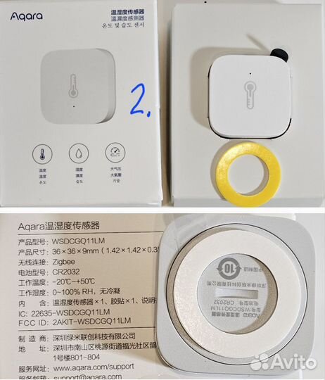 Датчики температуры/влажности wi-fi / zigbee