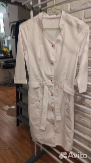 Белый медицинский халат женский размер 40, новый