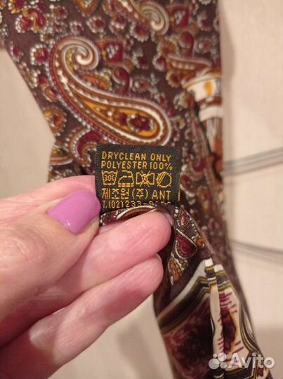 Шелковый шарф мужской