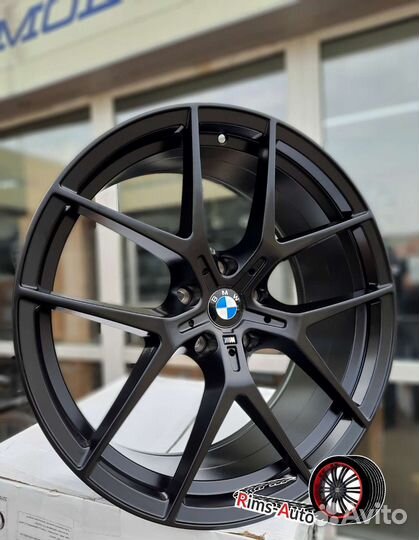 Одноширокие диски на BMW r18 5x120 чёрный матовый