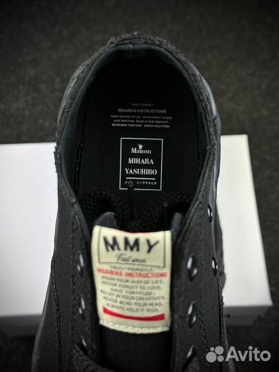 Кеды Maison Mihara Yasuhiro черные