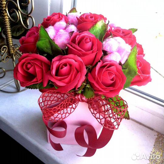 Букет из мыла