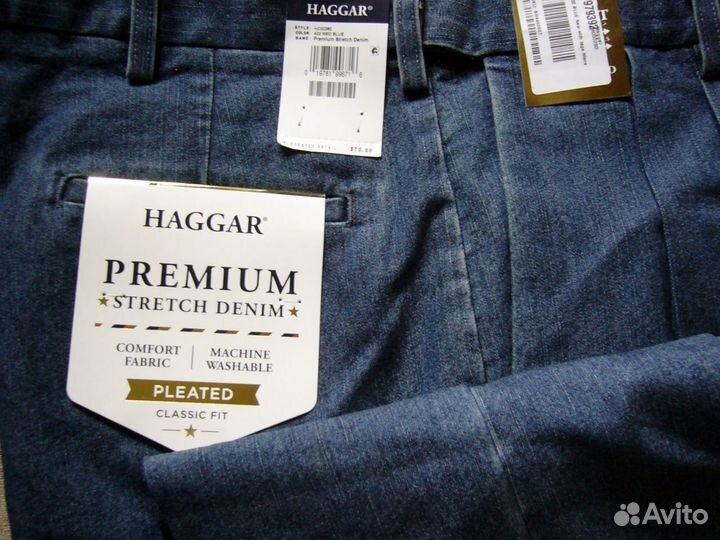 Брюки мужские джинсовые Haggar 38/32 Оригинальные