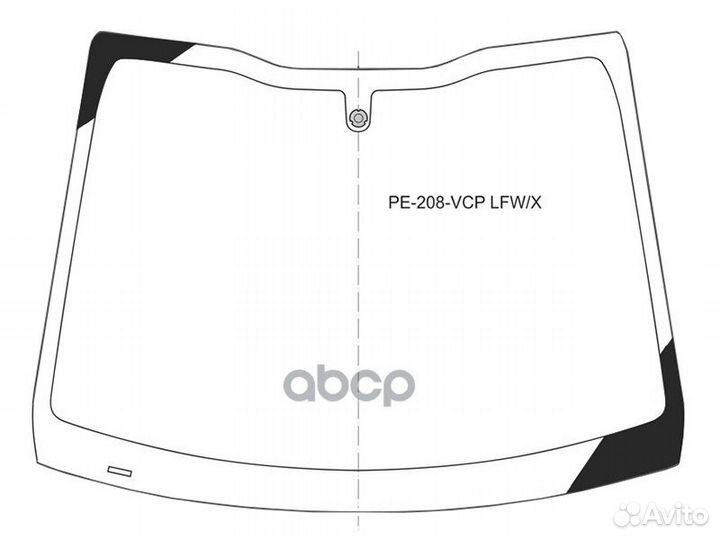 Стекло лобовое peugeot 208 3/5D HBK 12-19 PE-20