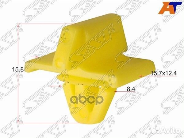 Клипса молдинга mercedes (1 шт.) stm11884 Sat