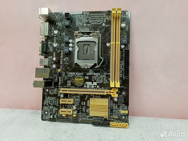 Материнская плата asus H81M-K (LGA 1150)