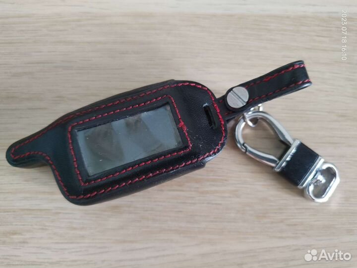 Кожаный чехол на брелок Starlinе A4, A6, A8, A9