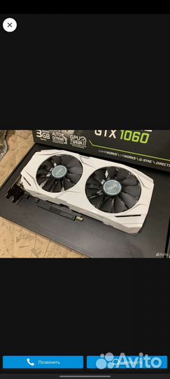 Видеокарта nvidia geforce gtx 1060 dual 3gb