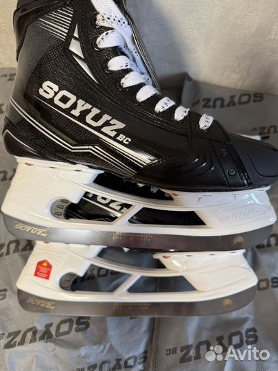 Коньки хоккейные soyuz размер 7.5