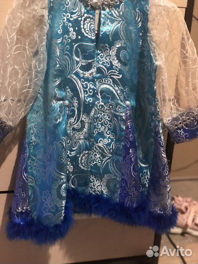 Детский новогодний костюм Снегурочка