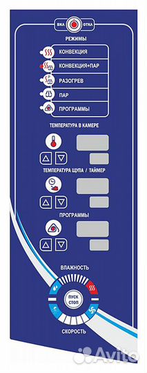 Пароконвектомат Abat пка 10-1/1ПМ2-01
