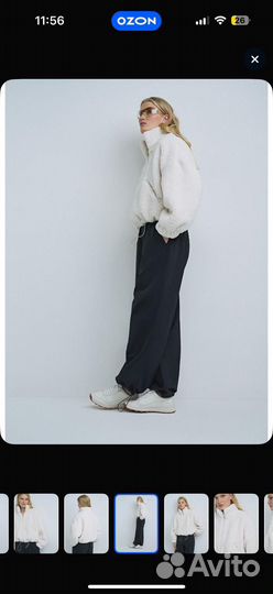 Шубка Ostin и кеды