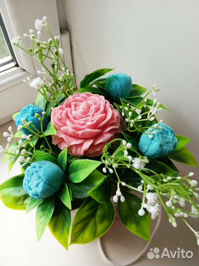 Мыльный букет