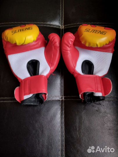 Детские Шингарты-перчатки боксёрские перчатки шлем