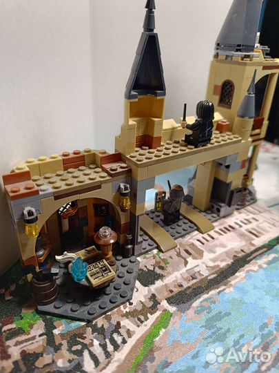 Замок хогвартс lego с деревом