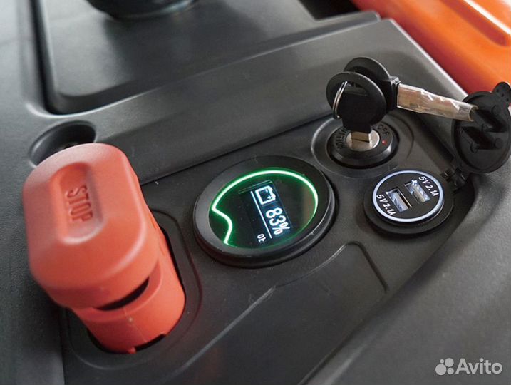 Самоходный штабелер PS16CB Simplex mast (Литий 200 Ач, EPS, Platform and Guardial Rail, В-1600)