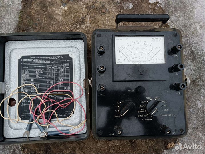 Ампервольтметр стрелочный аво-5м1т2