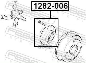 Ступица задняя 1282006 Febest