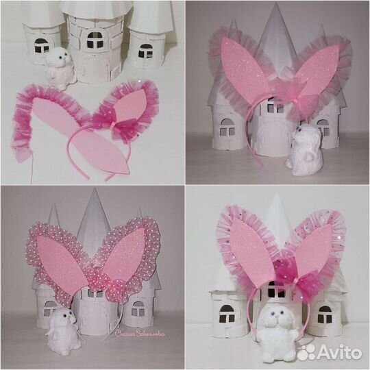 Ободок ушки зайки, кролика