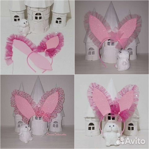 Ободок ушки зайки, кролика