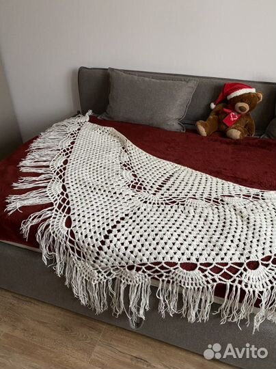 Шаль 100 шерсть